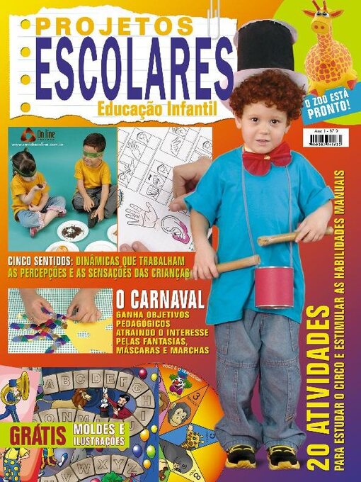 Title details for Projetos Escolares - Educação Infantil by Online Editora - Available